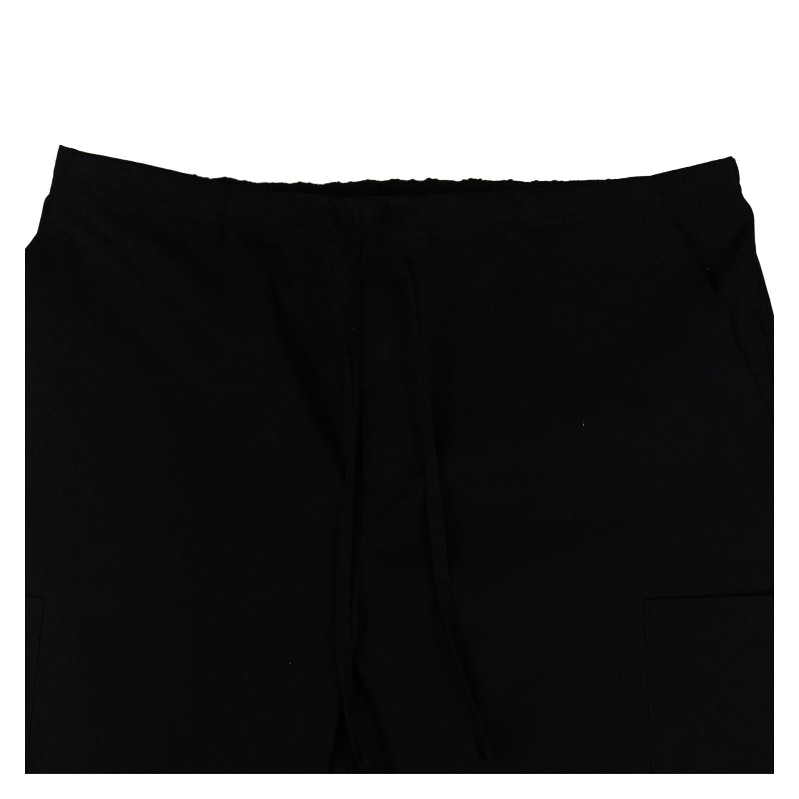 Dickies Medical Scrub Trousers Large L Black Drawstring Elastic Waist Cargo Pant by Dickies – | RewearableUK