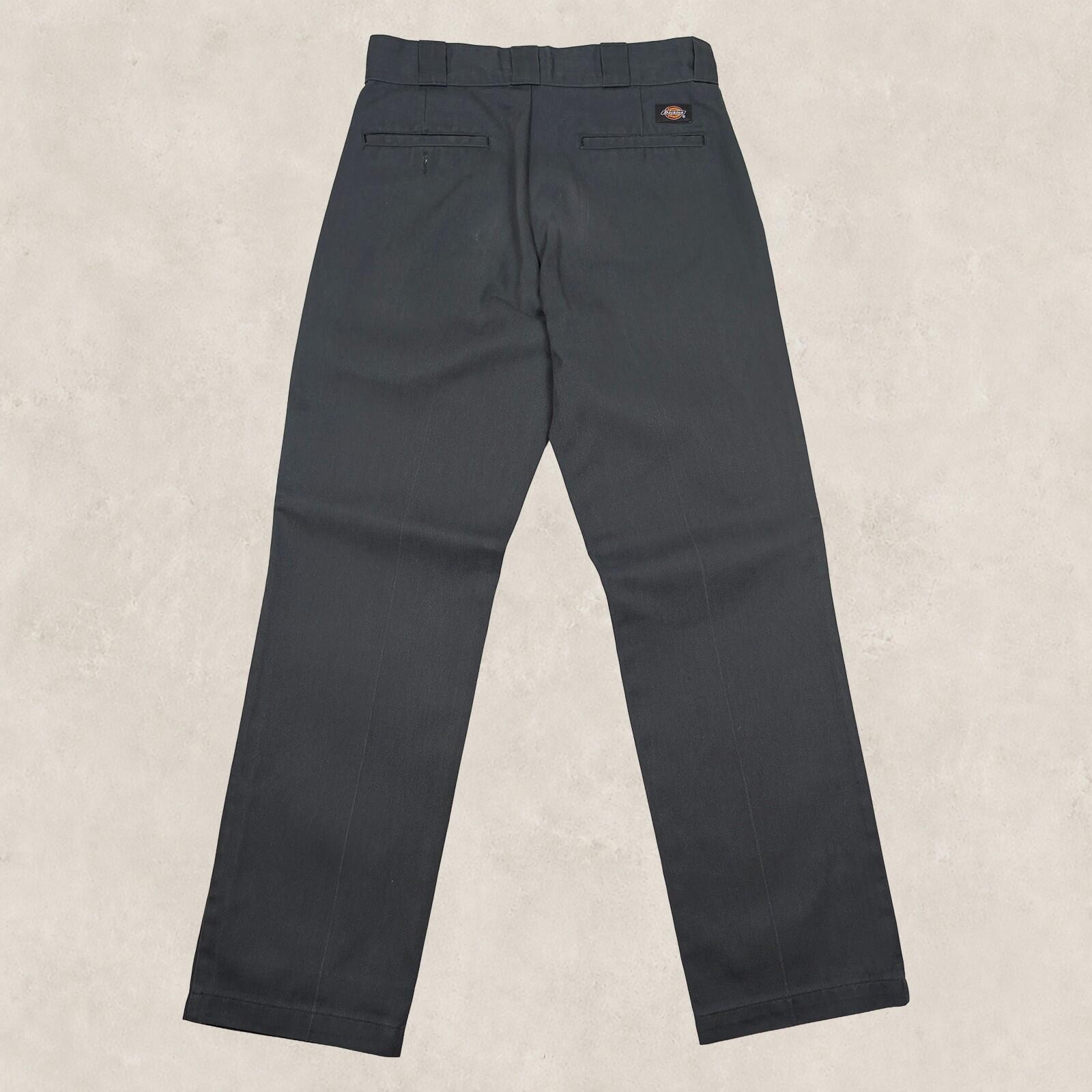 Dickies Mens Black 874 Original Straight Fit Work Pants Trousers Size W30 L32 by Dickies – | RewearableUK