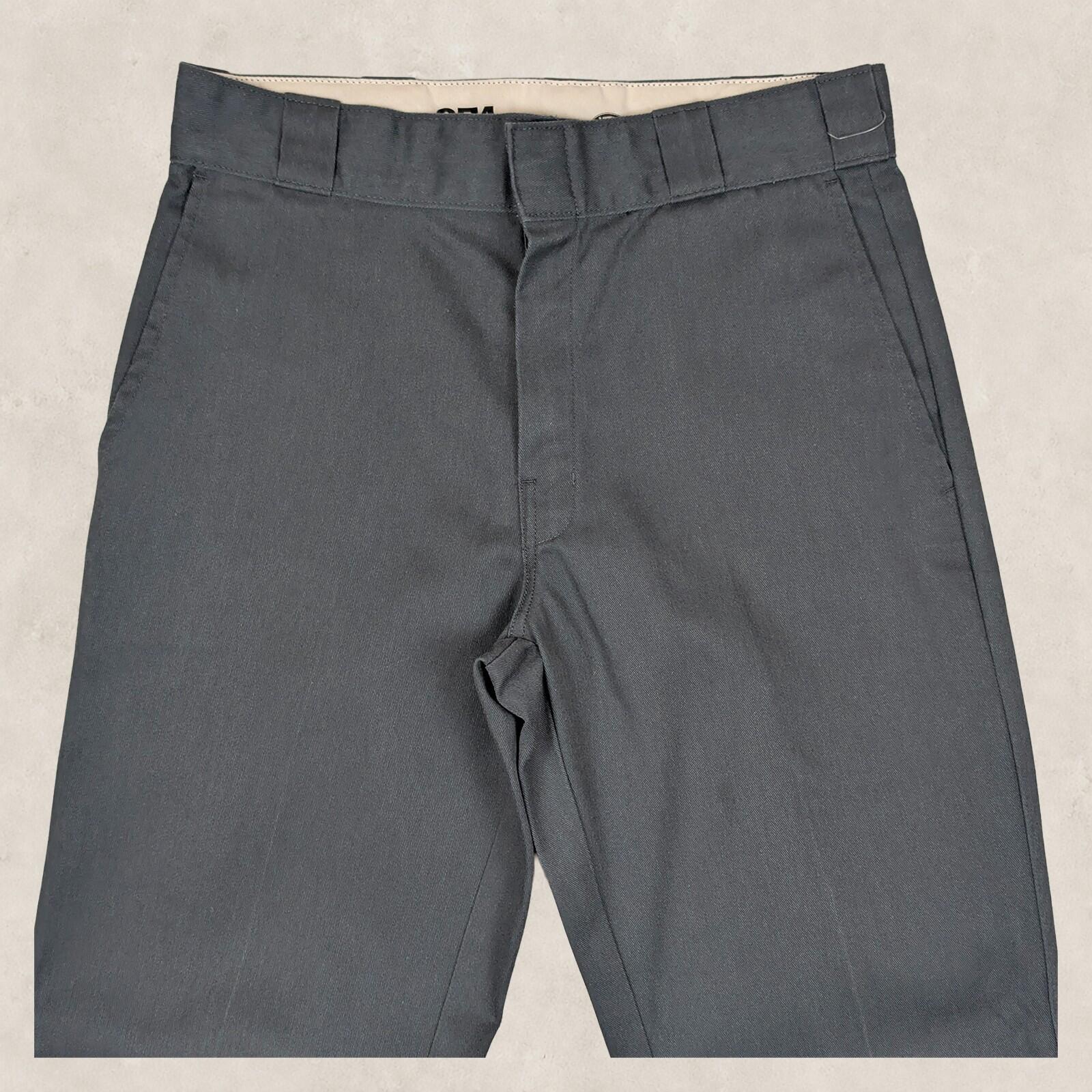 Dickies Mens Black 874 Original Straight Fit Work Pants Trousers Size W30 L32 by Dickies – | RewearableUK