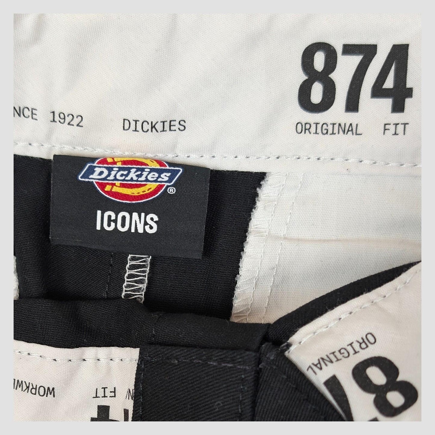 Dickies Mens Black 874 Original Straight Fit Work Pants Trousers Size W30 L34 by Dickies – | RewearableUK
