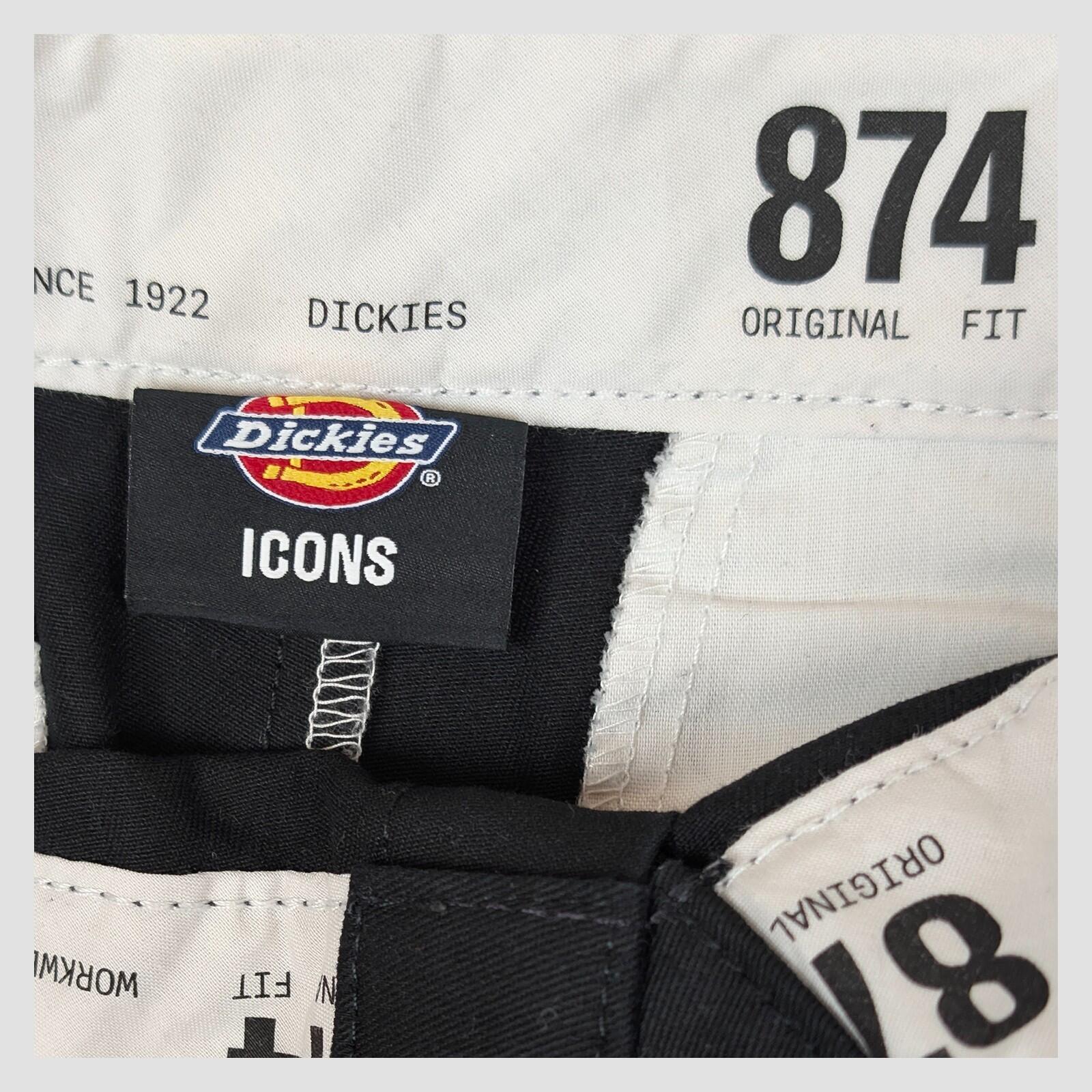 Dickies Mens Black 874 Original Straight Fit Work Pants Trousers Size W30 L34 by Dickies – | RewearableUK