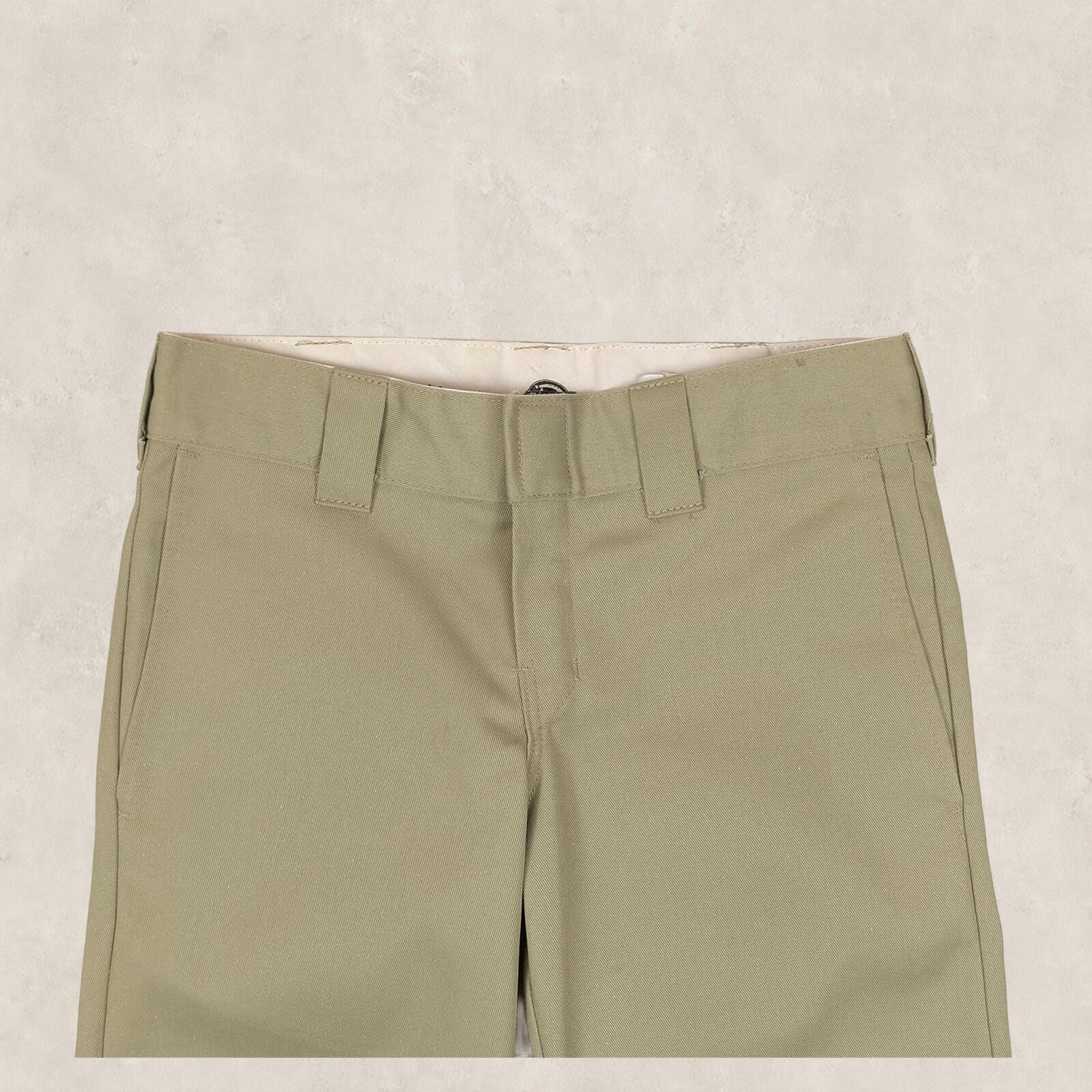 Dickies Mens Khaki Beige Utility Slim Straight Work Pants Trousers Size W28 L30 by Dickies – | RewearableUK