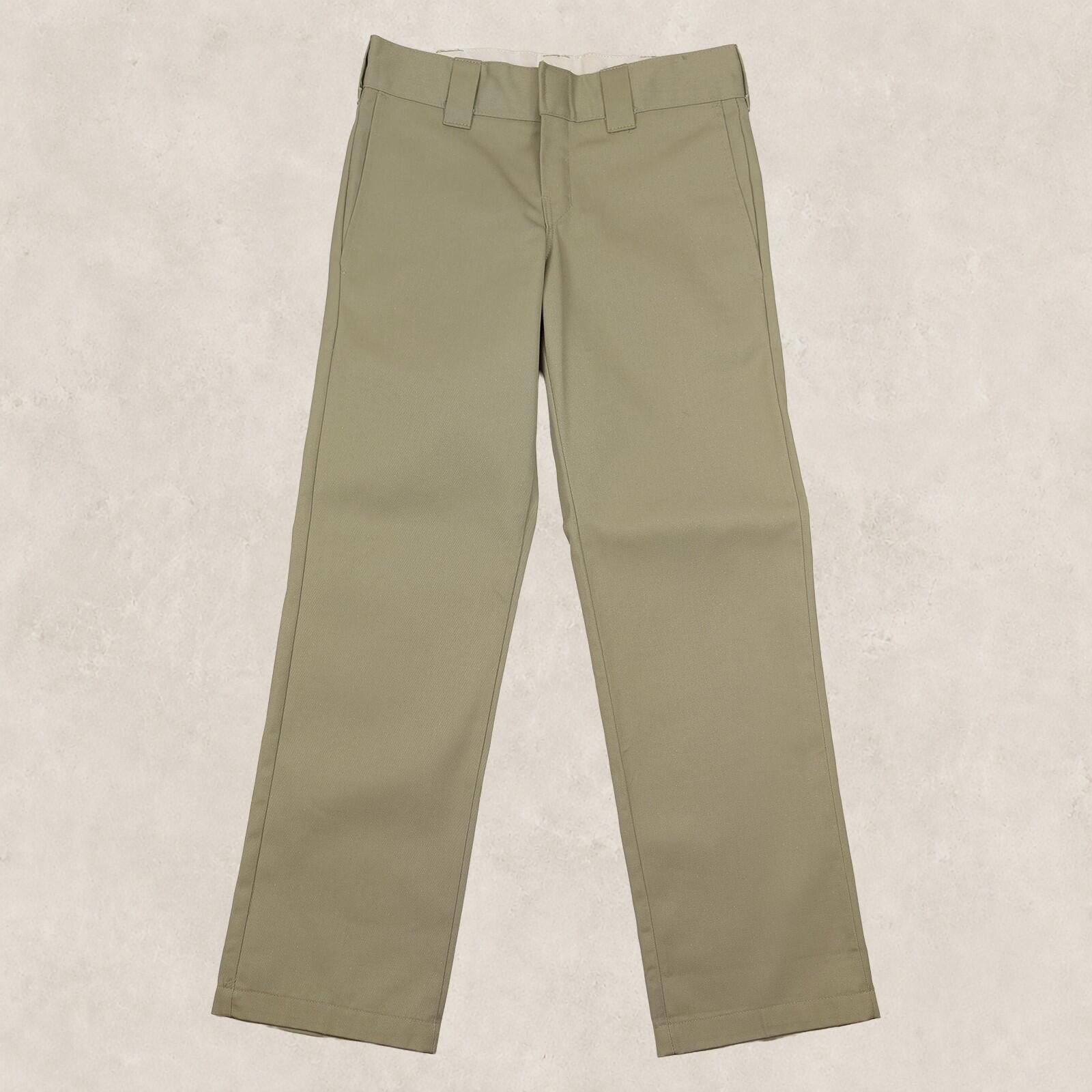 Dickies Mens Khaki Beige Utility Slim Straight Work Pants Trousers Size W28 L30 by Dickies – | RewearableUK