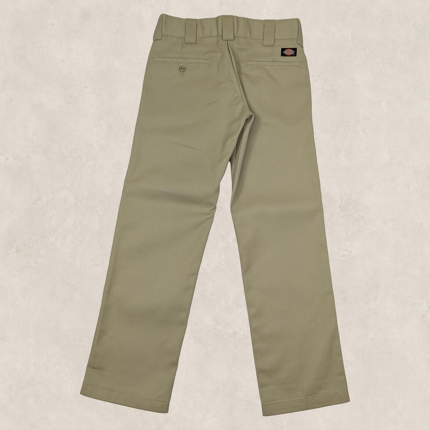 Dickies Mens Khaki Beige Utility Slim Straight Work Pants Trousers Size W28 L30 by Dickies – | RewearableUK