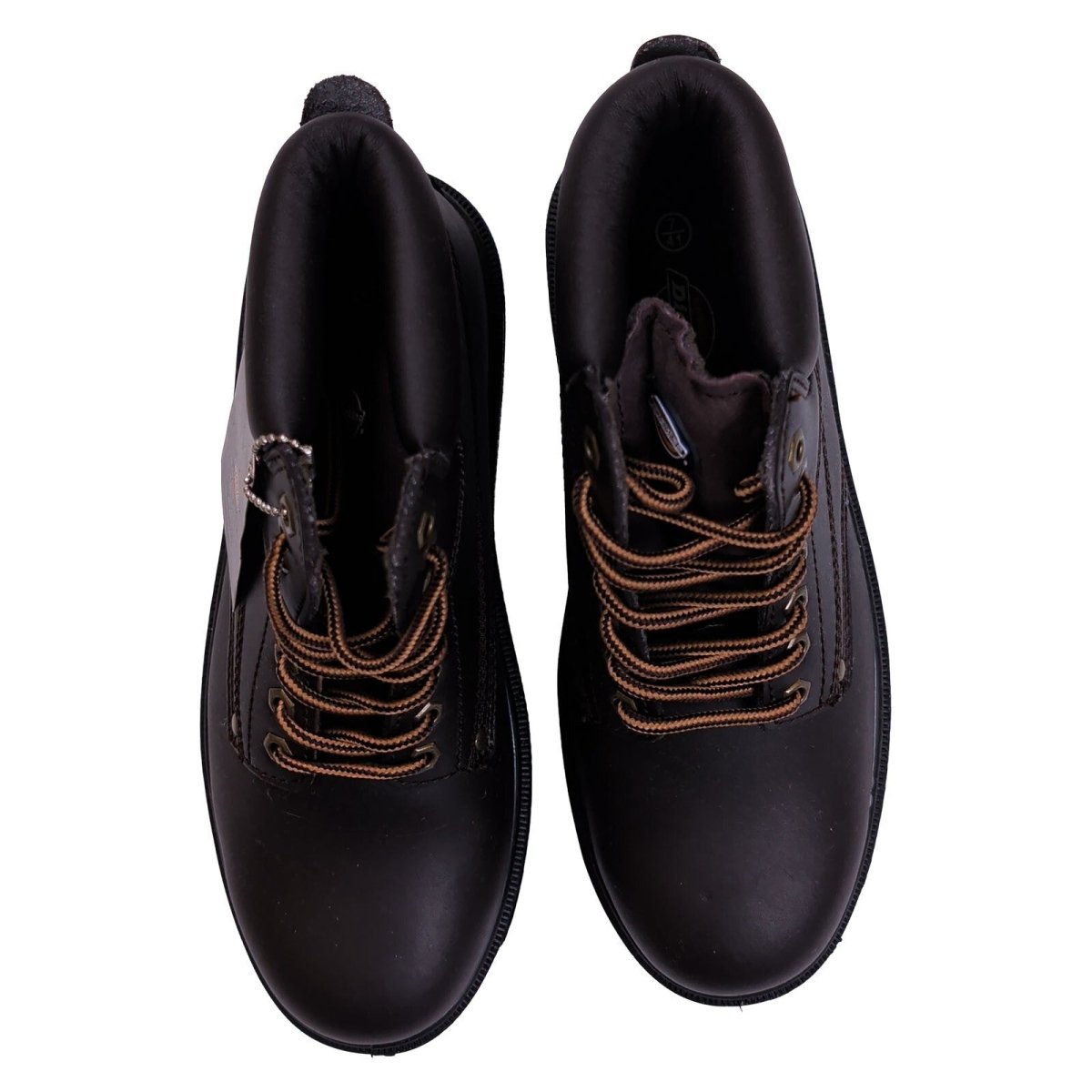 Dickies Men's Safety Boots UK 7 Dark Brown Leather Steel Toe Work Boots – product photo 2 | RewearableUK
