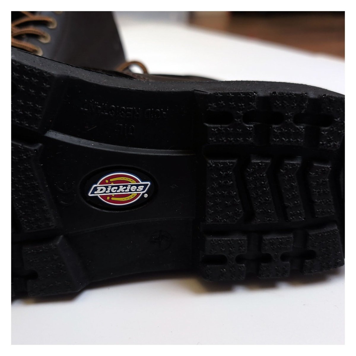 Dickies Men's Safety Boots UK 7 Dark Brown Leather Steel Toe Work Boots – product photo 8 | RewearableUK