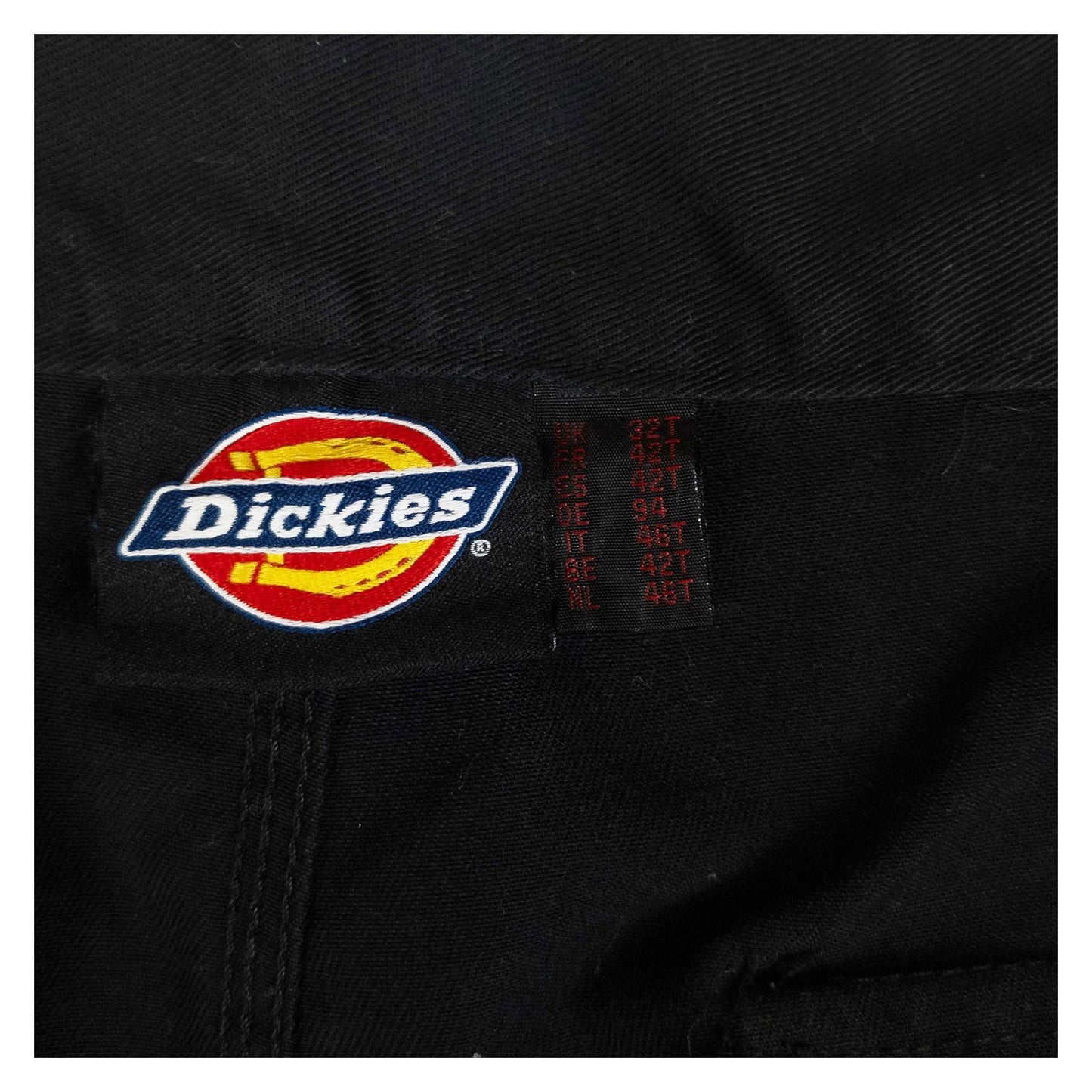 Dickies Men's Work Trousers W32 T Tall Black Cargo Combat Knee Pad Pockets Pants by Dickies – | RewearableUK