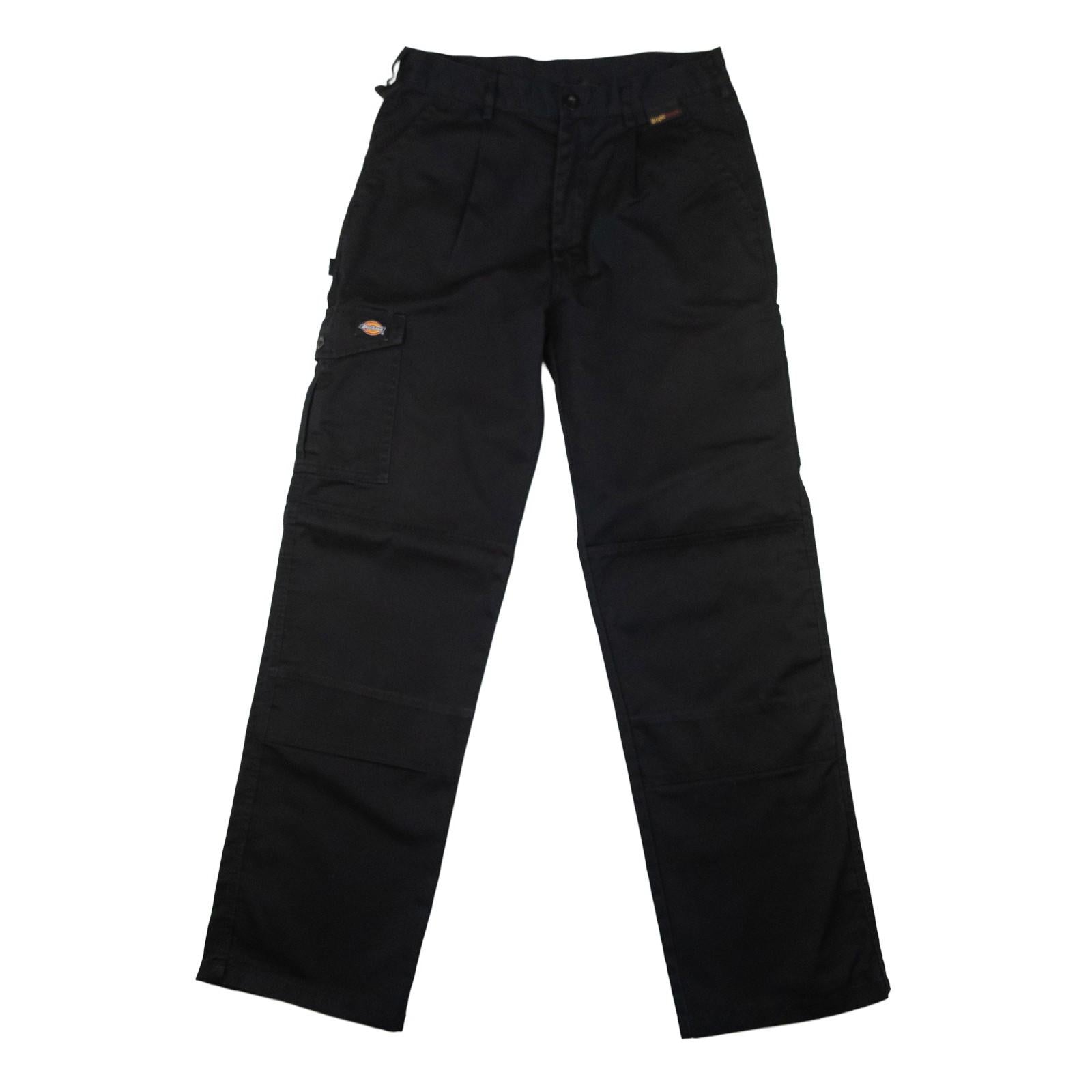 Dickies Men's Work Trousers W32 T Tall Black Cargo Combat Knee Pad Pockets Pants by Dickies – | RewearableUK
