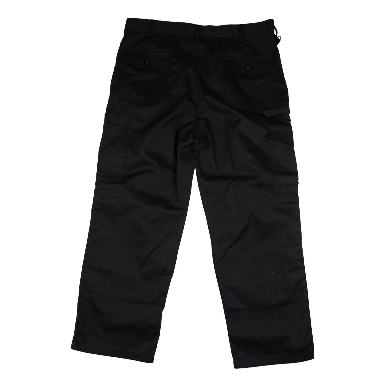 Dickies Men's Work Trousers W36 R Regular Black Cargo Knee Pad Pockets Pants by Dickies – | RewearableUK