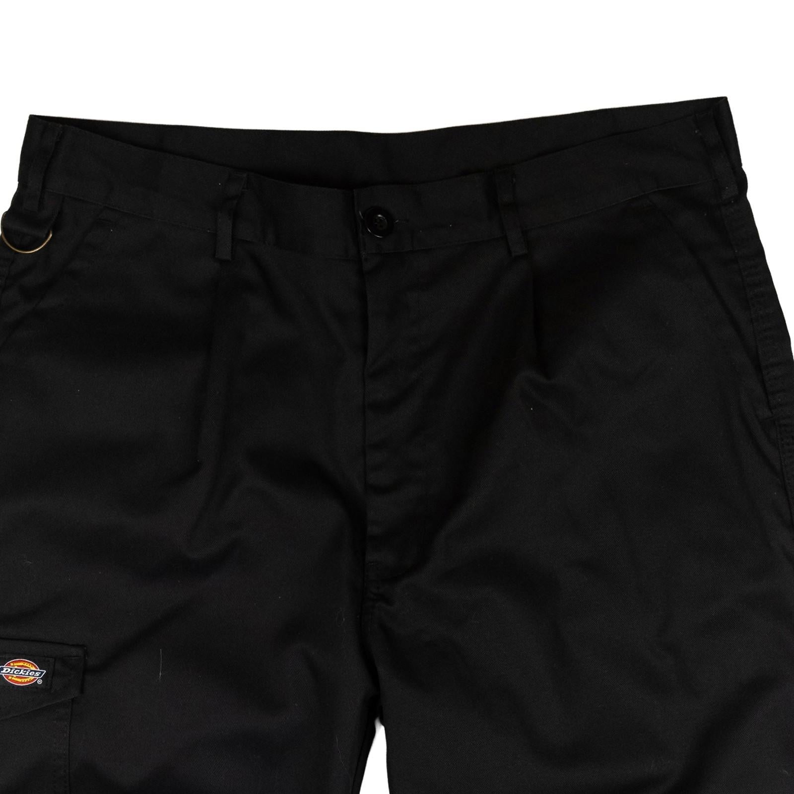 Dickies Men's Work Trousers W36 R Regular Black Cargo Knee Pad Pockets Pants by Dickies – | RewearableUK