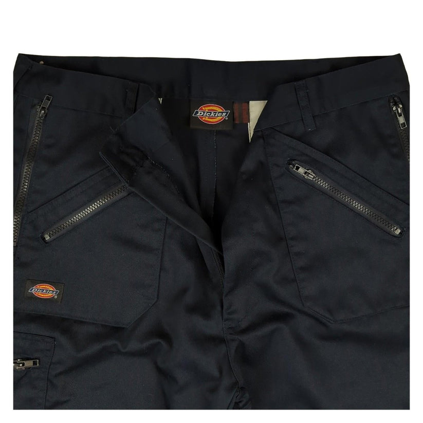 Dickies Dickies navy cargo work trousers W36S polycotton blend workear RewearableUK