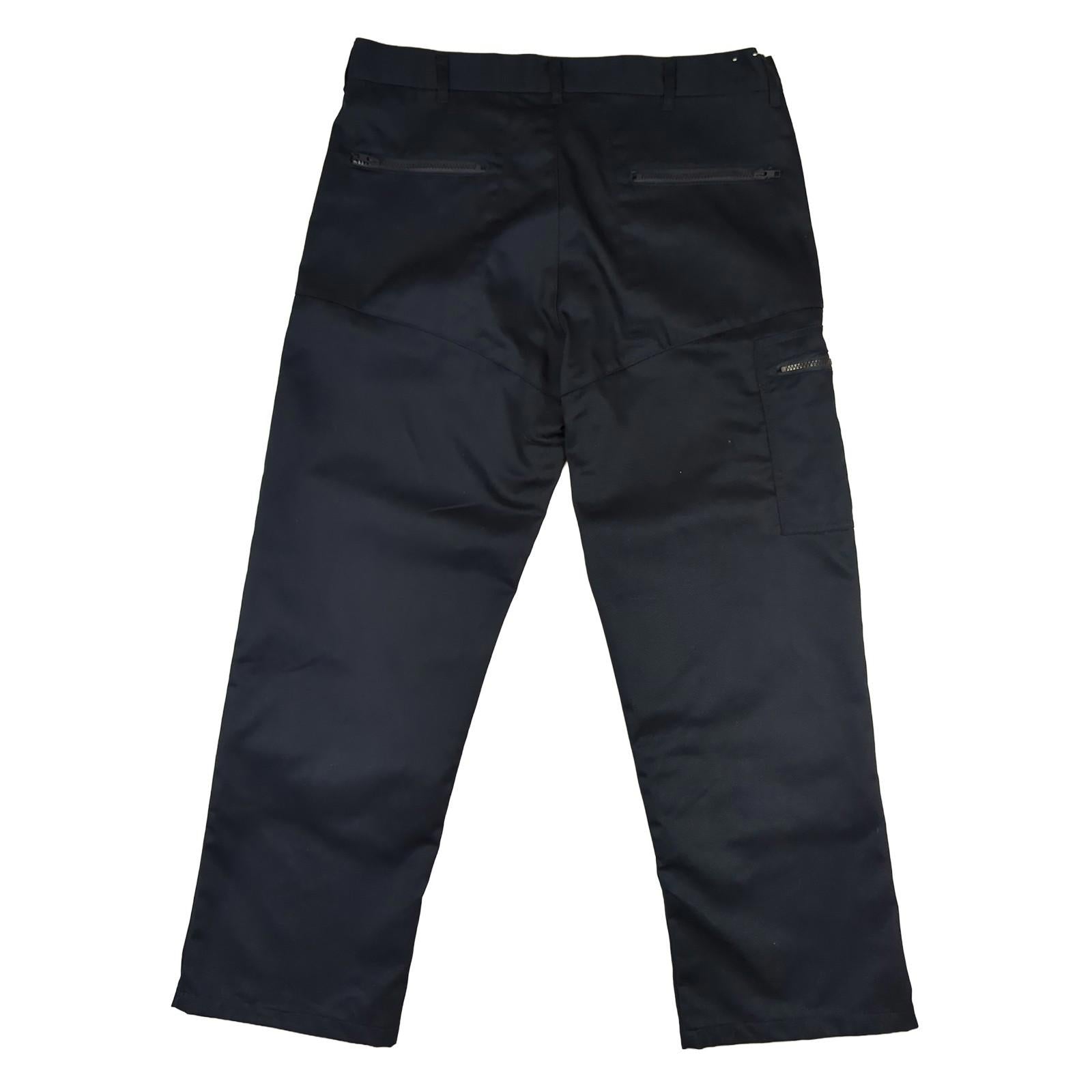 Dickies Dickies navy cargo work trousers W36S polycotton blend workear RewearableUK