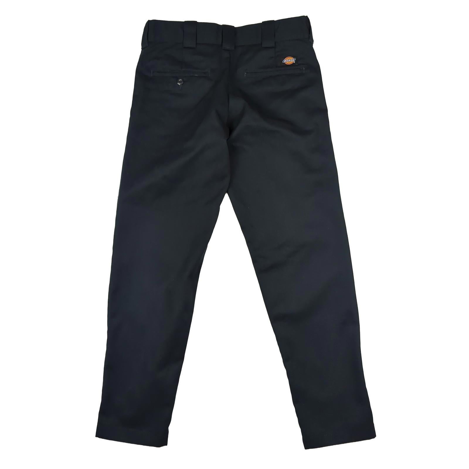 Dickies Dickies navy slim straight trousers W30 L30 cotton blend workear RewearableUK