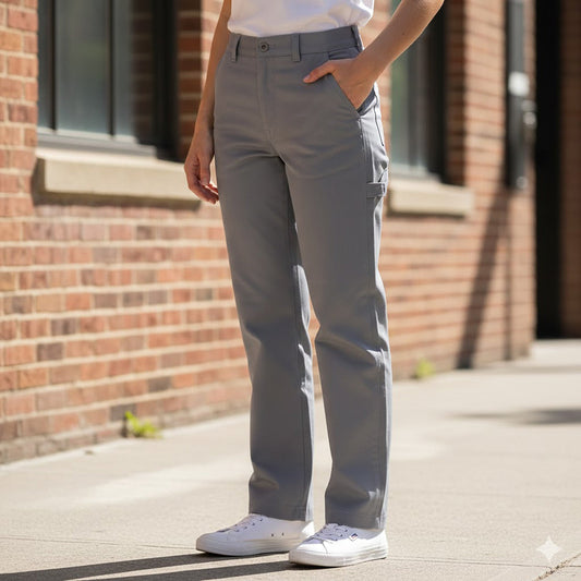 Dickies Original Work Trousers Grey Straight Leg | Men's W28 by Dickies – WORKWEAR | RewearableUK