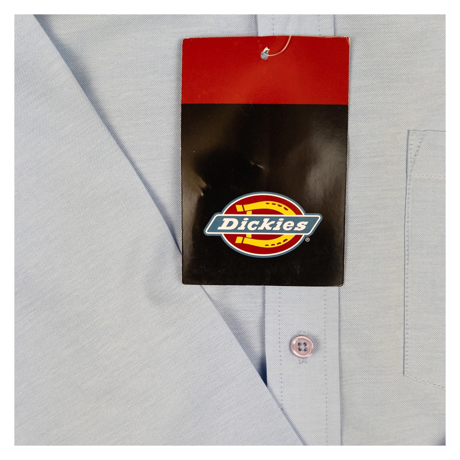 Dickies Oxford Shirt 15 M Medium Light Blue Long Sleeve Button Down Workwear NWT by Dickies – | RewearableUK