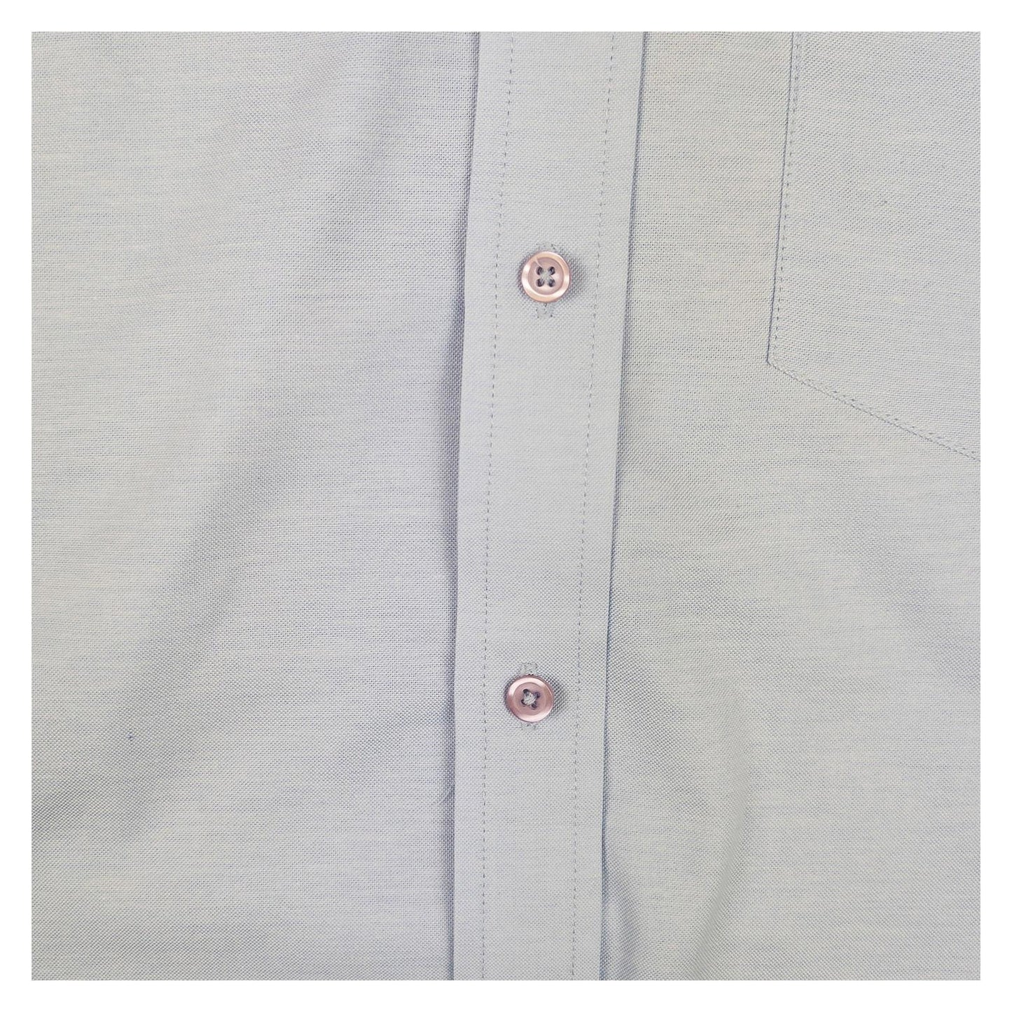 Dickies Oxford Shirt 15 M Medium Light Blue Long Sleeve Button Down Workwear NWT by Dickies – | RewearableUK