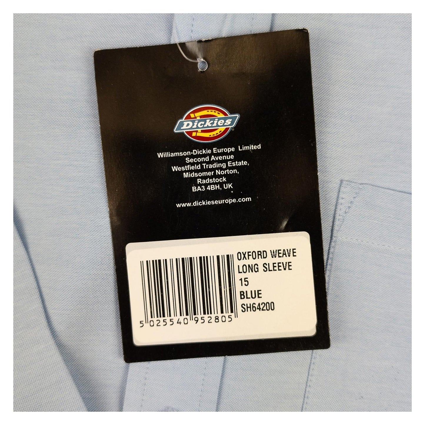 Dickies Oxford Shirt 15 M Medium Light Blue Long Sleeve Button Down Workwear NWT by Dickies – | RewearableUK