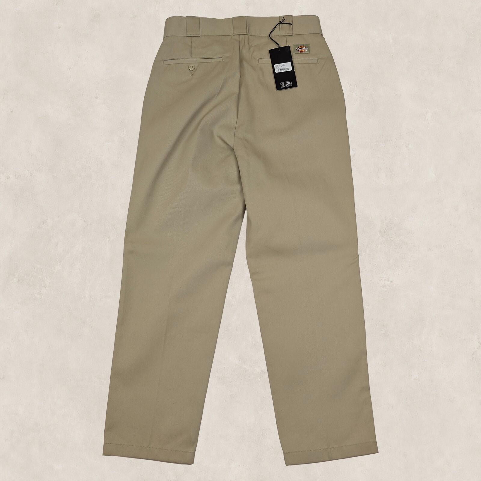 dickies phoenix cropped rec work trousers khaki beige mens chinos size w 29 pant by Dickies – | RewearableUK