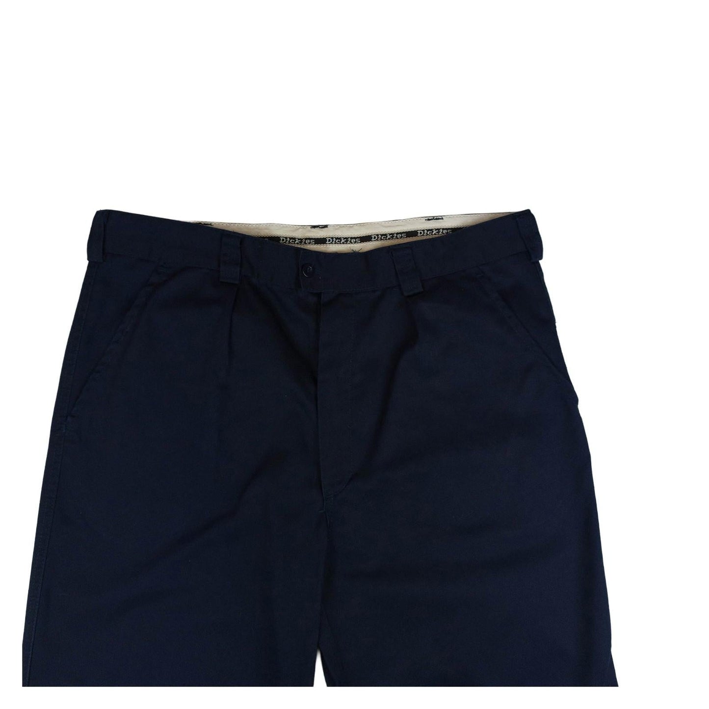 Dickies Dickies Pleated Front Work Pants Chinos Men 40 R – Navy Blue Trousers workear RewearableUK