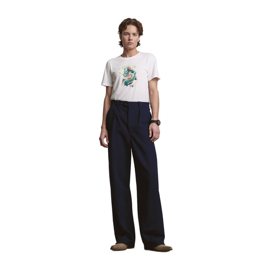 Dickies Dickies Pleated Front Work Pants Chinos Men 40 R – Navy Blue Trousers workear RewearableUK