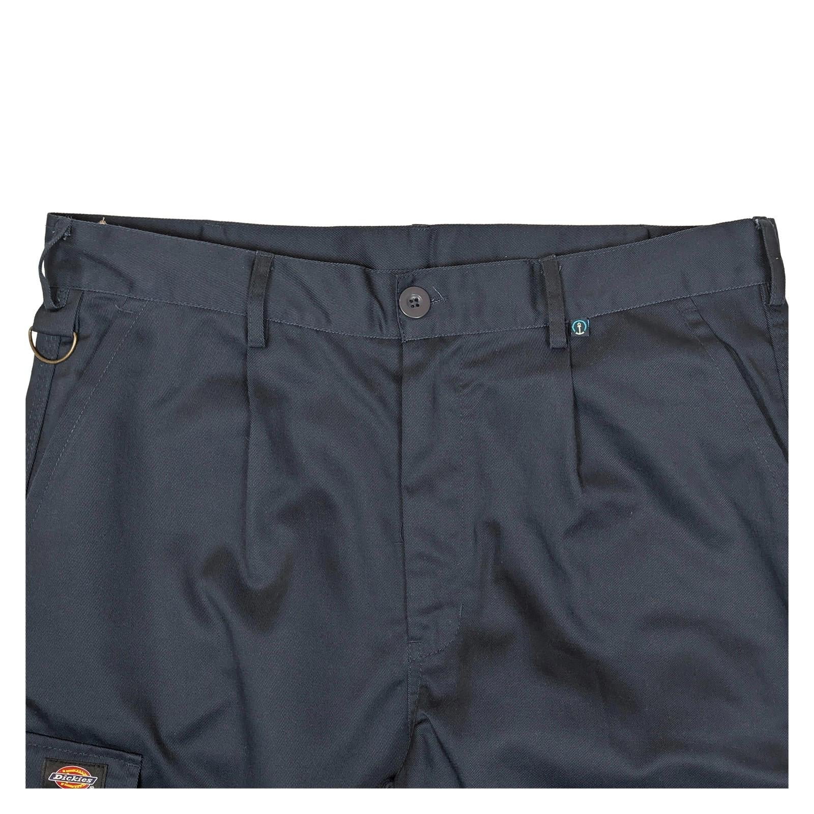 Dickies Pleated Work Trousers W36 Regular Navy Blue Knee Pad Cargo Pants Mens by Dickies – | RewearableUK