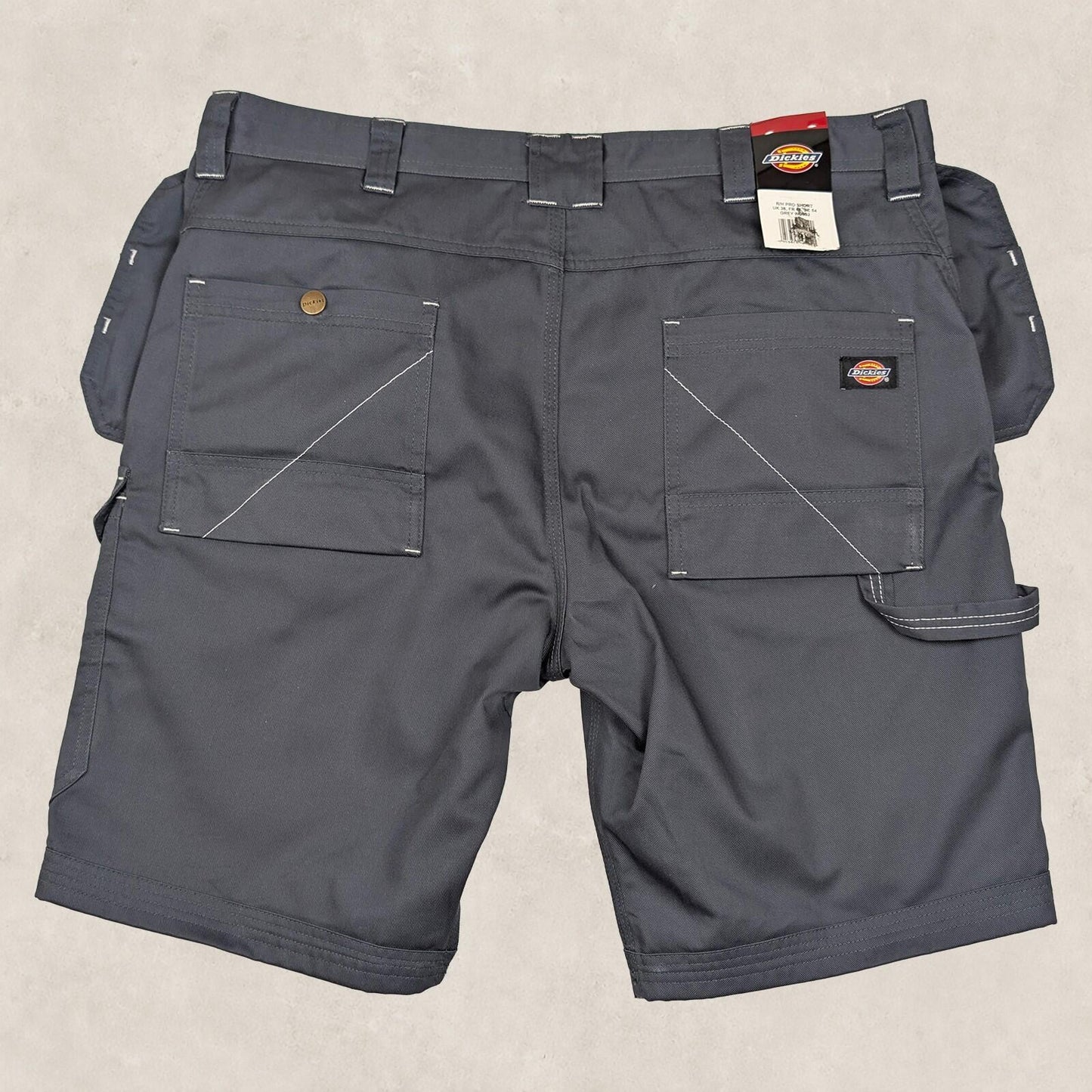 dickies pro cargo work shorts mens dark grey size 38 new with tags trousers by Dickies – | RewearableUK
