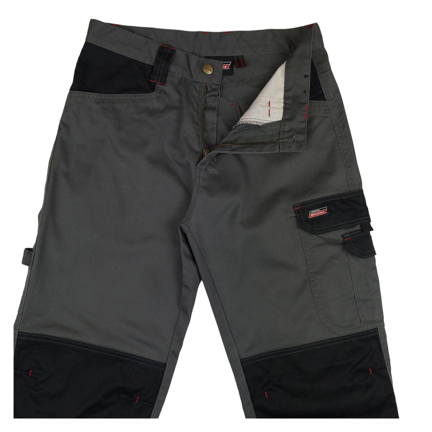 Dickies Dickies Pro Two - Tone Reinforced Work Trousers Men 32 R – Grey Utility Pants workear RewearableUK