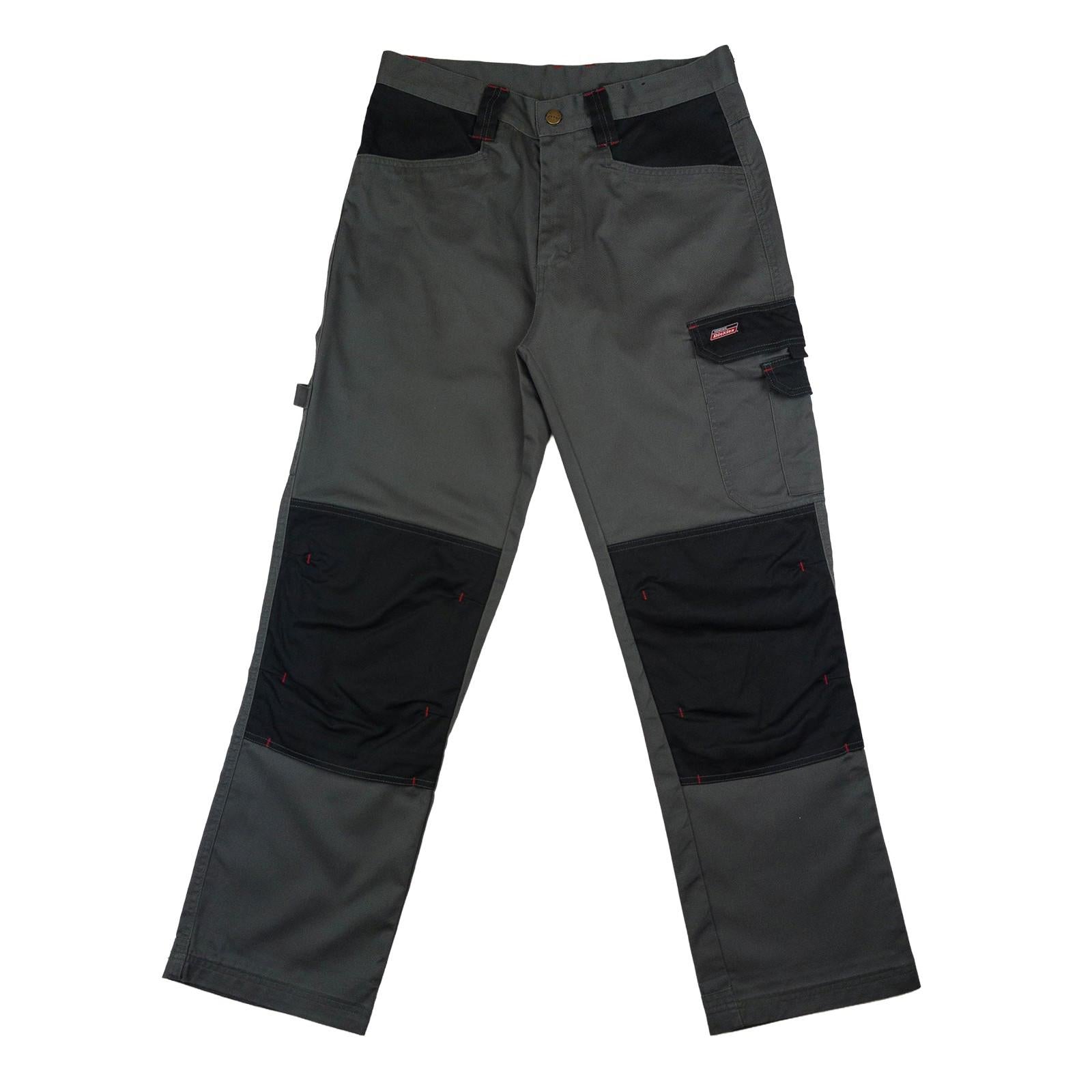 Dickies Dickies Pro Two - Tone Reinforced Work Trousers Men 32 R – Grey Utility Pants workear RewearableUK