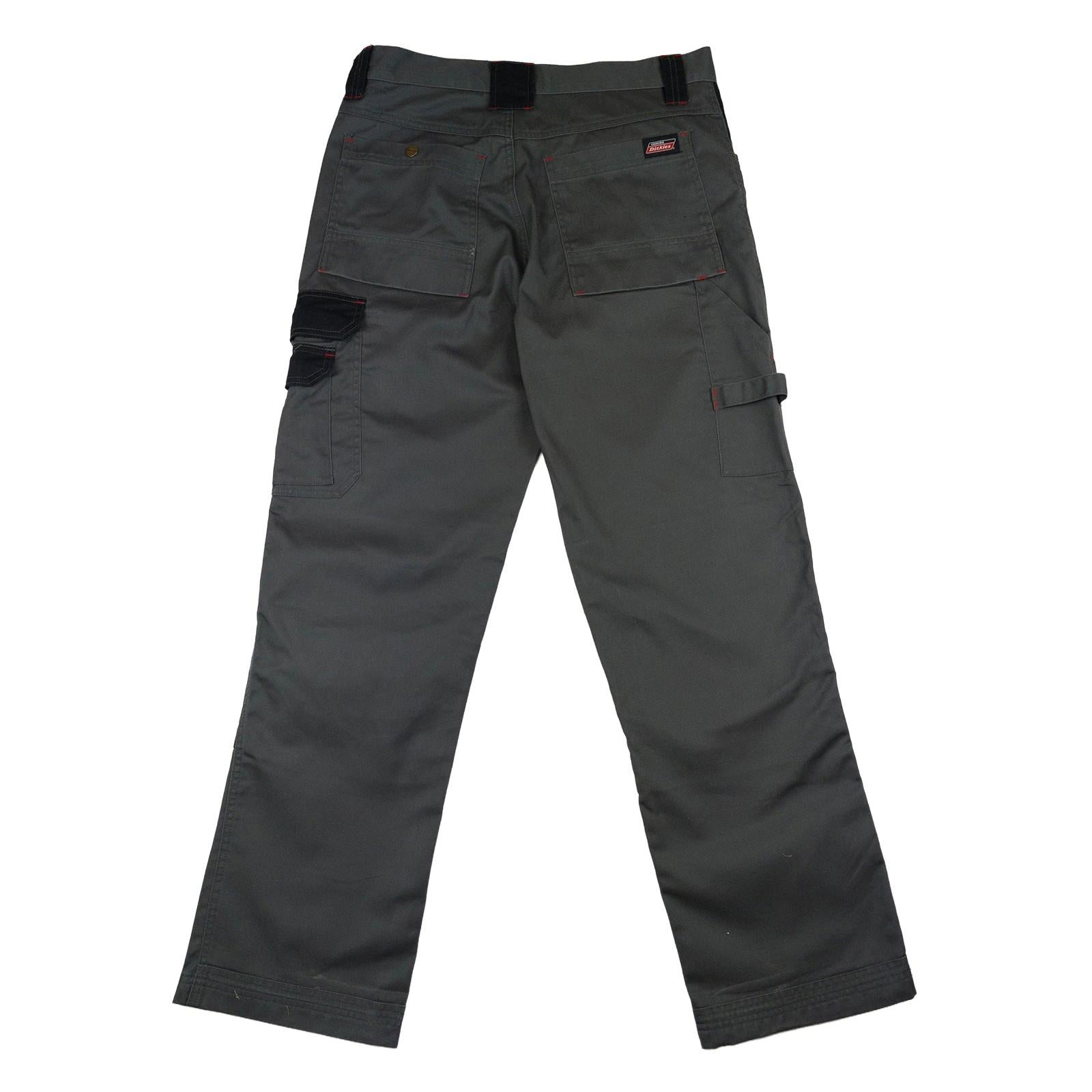 Dickies Dickies Pro Two - Tone Reinforced Work Trousers Men 32 R – Grey Utility Pants workear RewearableUK