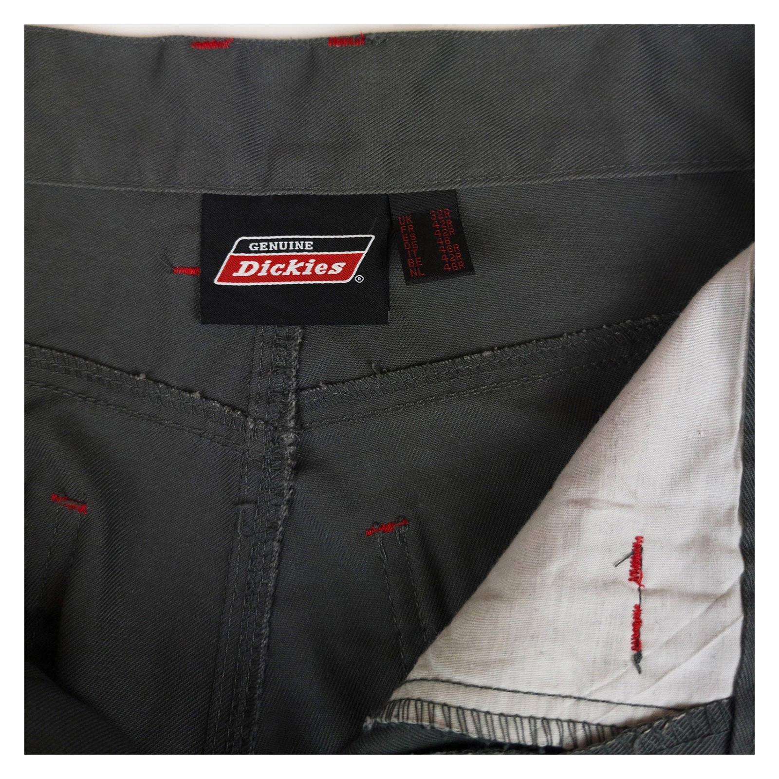 Dickies Dickies Pro Two - Tone Reinforced Work Trousers Men 32 R – Grey Utility Pants workear RewearableUK