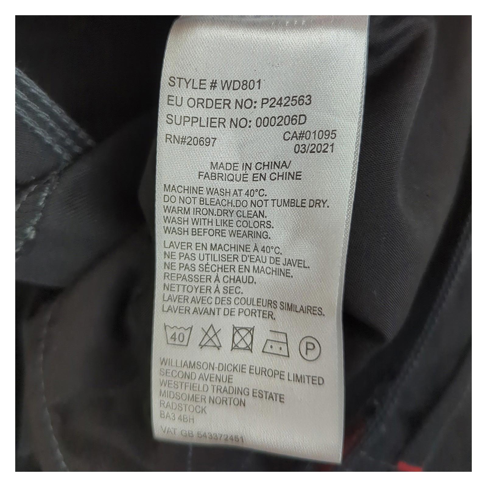Dickies Dickies Pro Work Trousers Black Men’s W38 UK 38S Cargo Pockets New workear RewearableUK