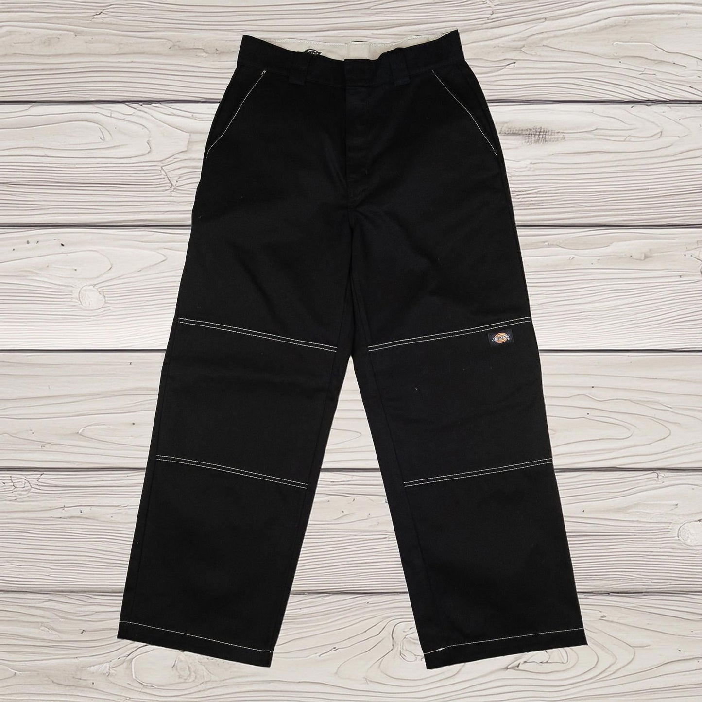 Dickies Pro Work Trousers W32 R Black Holster Pockets Knee Pad Reflective Pants by Dickies – | RewearableUK