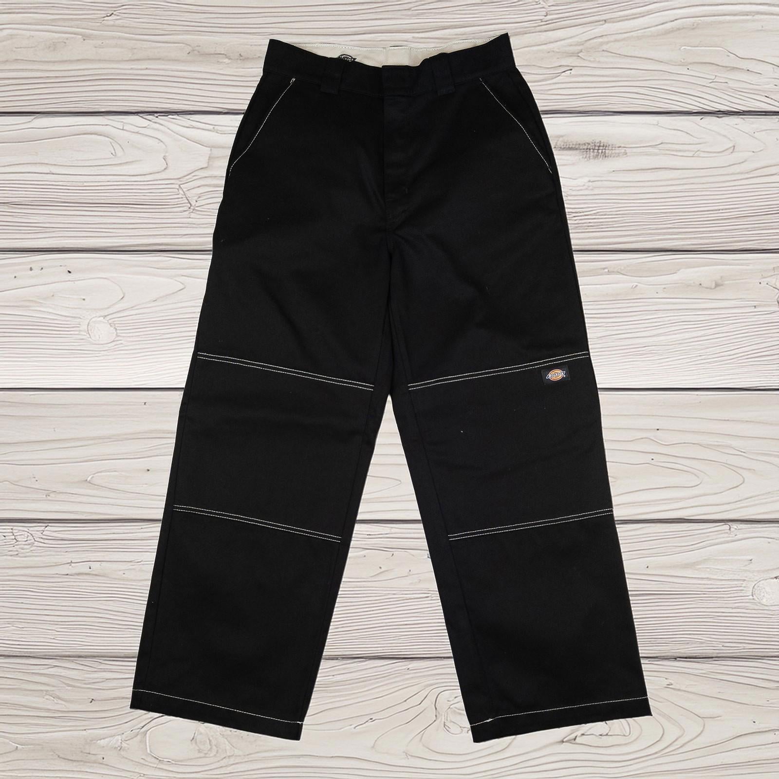 Dickies Pro Work Trousers W32 R Black Holster Pockets Knee Pad Reflective Pants by Dickies – | RewearableUK