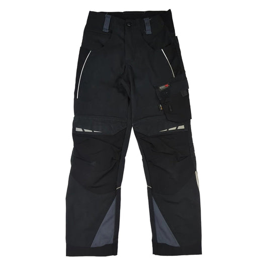 Dickies Dickies Pro Workwear Trousers DP1000 Black Reflective Cordura Reinforced W26R workear RewearableUK