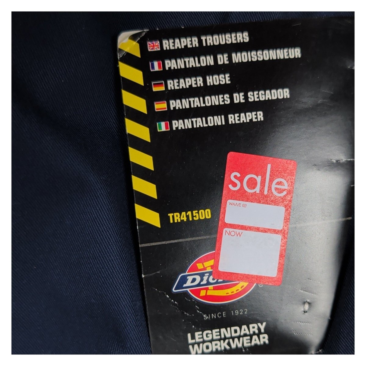 Dickies Reaper TR41500 Men's Work Trousers W46 L32 Navy NWT – Workwear product photo 4 | RewearableUK