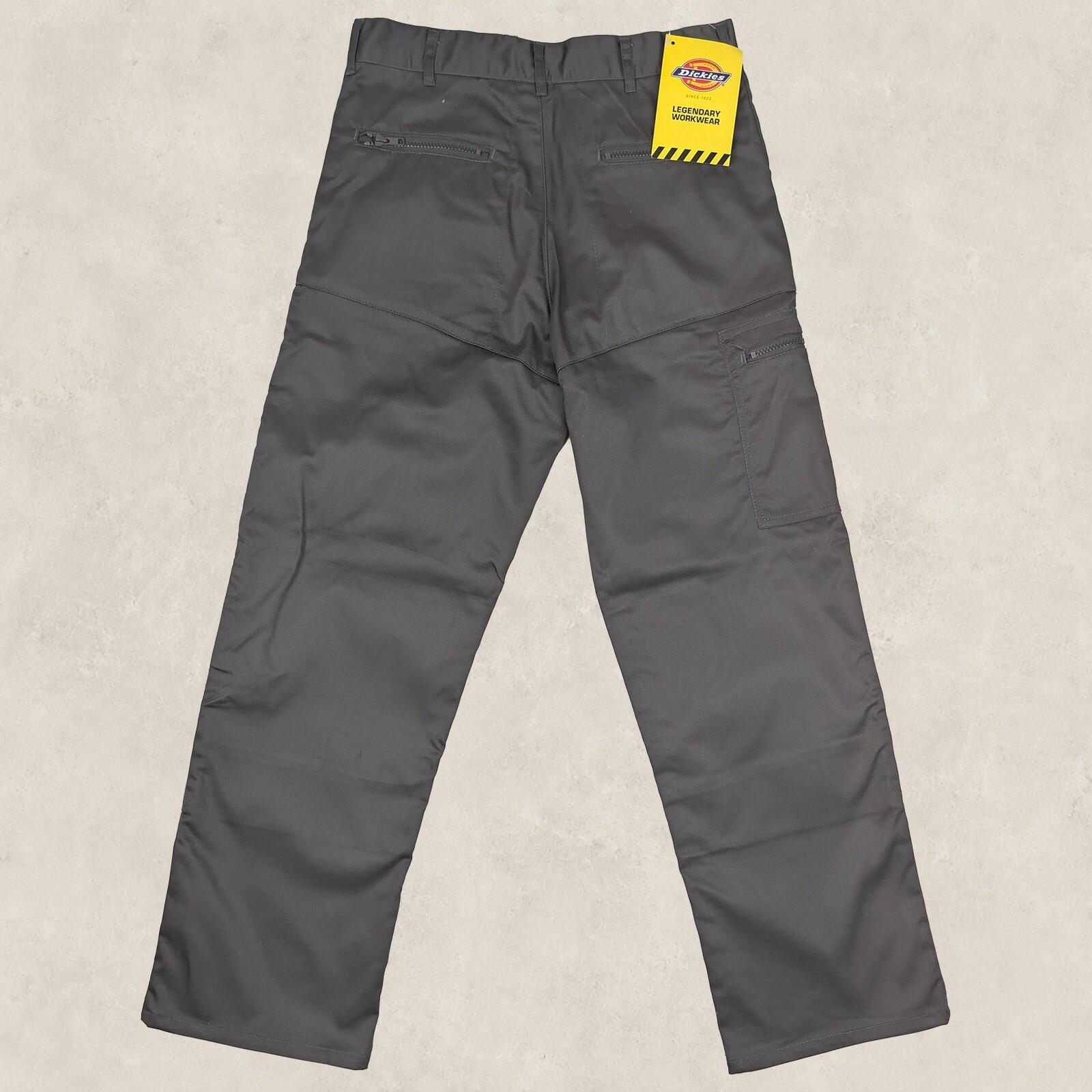 dickies redhawk action mens grey utility regular fit work trousers size 32 s by Dickies – | RewearableUK