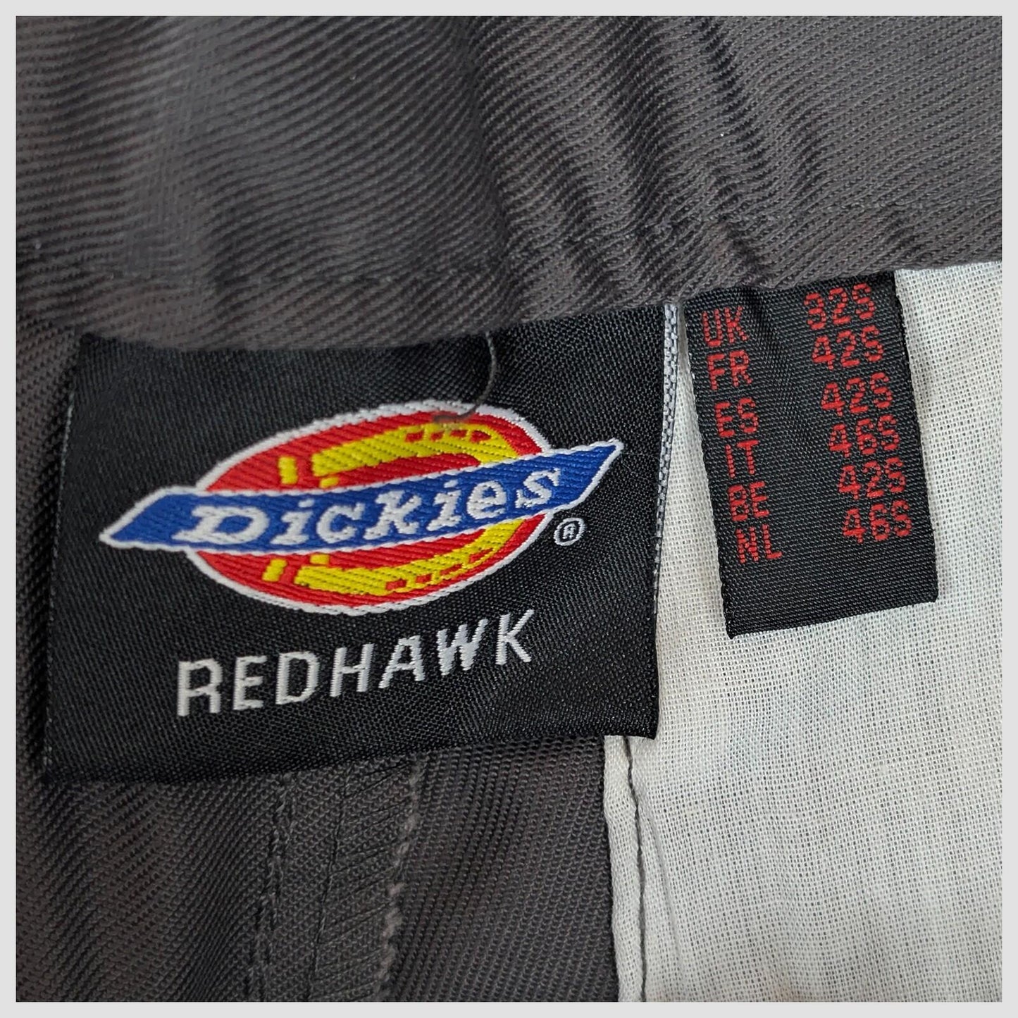 dickies redhawk action mens grey utility regular fit work trousers size 32 s by Dickies – | RewearableUK