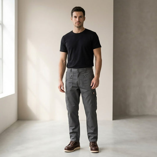 Dickies Redhawk Action Men's Work Trousers Grey 32 S by Dickies – WORKWEAR | RewearableUK