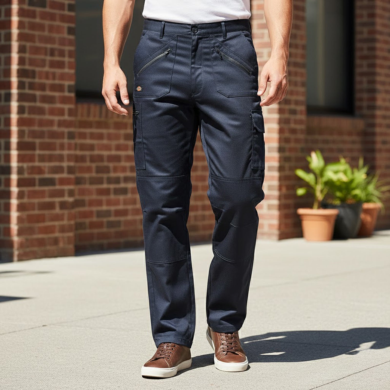 Dickies Redhawk Action Trousers Navy | Men's W38 Regular by Dickies – WORKWEAR | RewearableUK