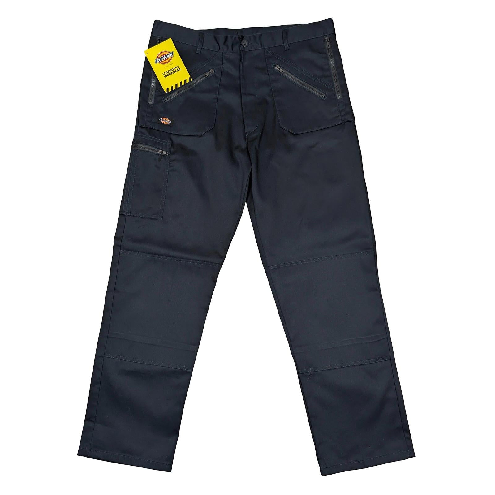 Dickies Redhawk Action Trousers W38 Regular Navy Blue Zip Pockets Work Pants BNW by Dickies – | RewearableUK