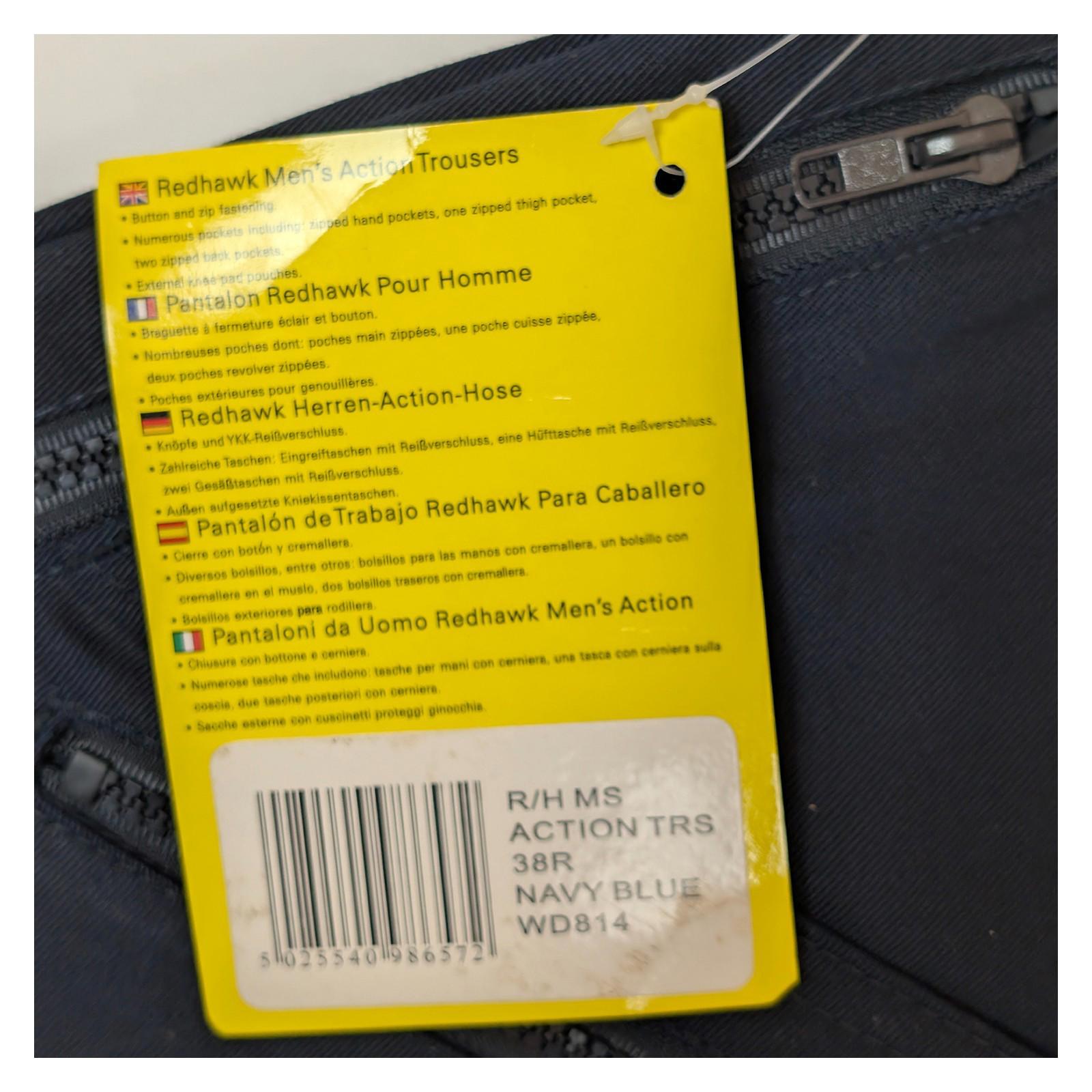 Dickies Redhawk Action Trousers W38 Regular Navy Blue Zip Pockets Work Pants BNW by Dickies – | RewearableUK