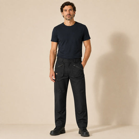 Dickies Redhawk Action WD814 Work Trousers Black 40R – Workwear product photo 1 | RewearableUK
