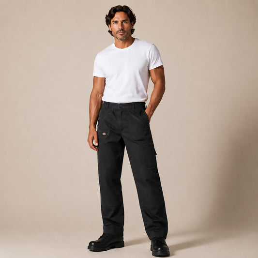 Dickies Redhawk Action Work Trousers 32S Grey Mens NWT by Dickies – WORKWEAR | RewearableUK