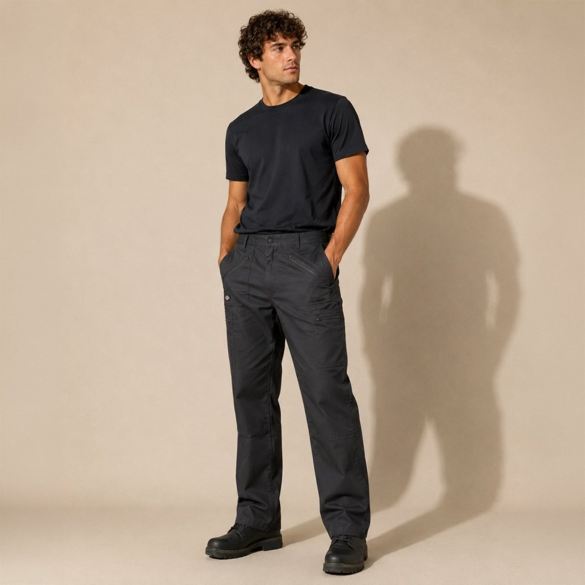 Dickies Redhawk Action Work Trousers 34T Grey Mens NWT by Dickies – | RewearableUK