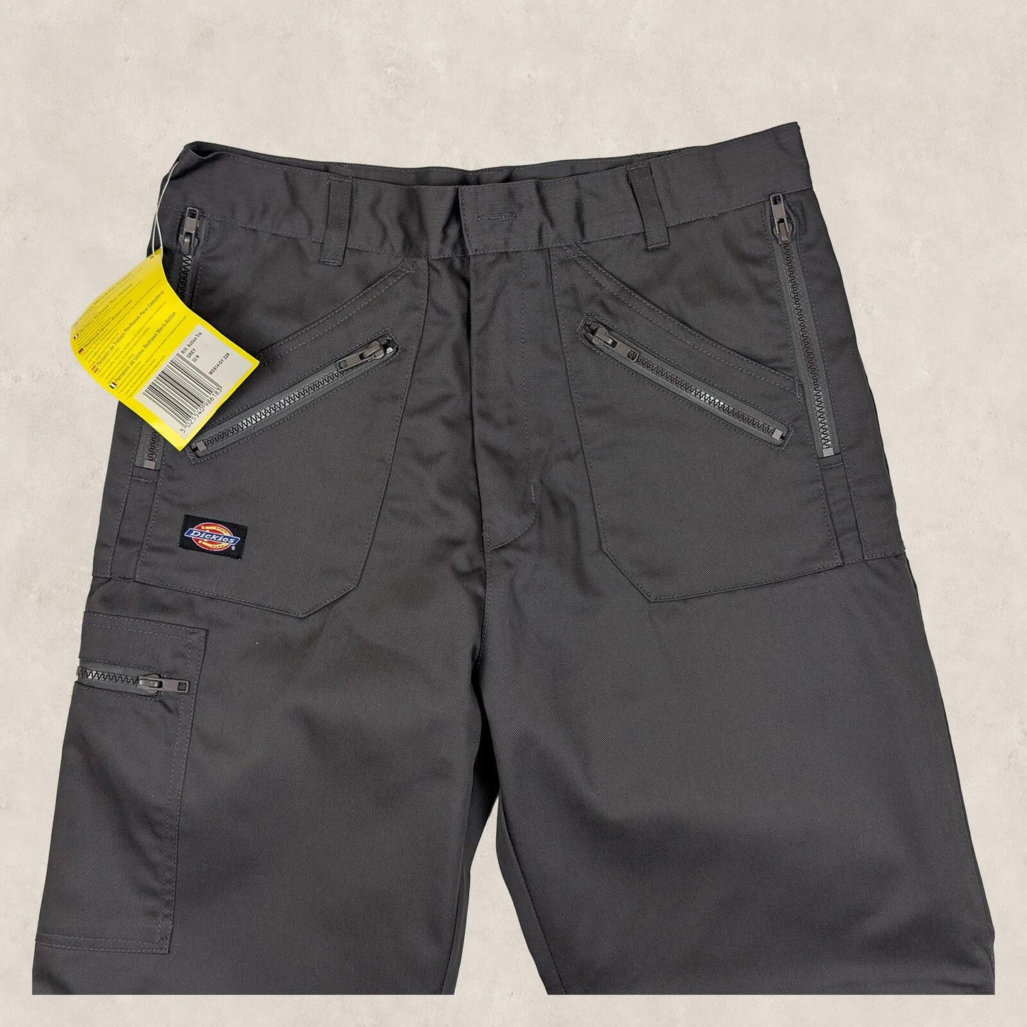 dickies redhawk action work trousers mens grey cargo utility pants size 32 r by Dickies – | RewearableUK