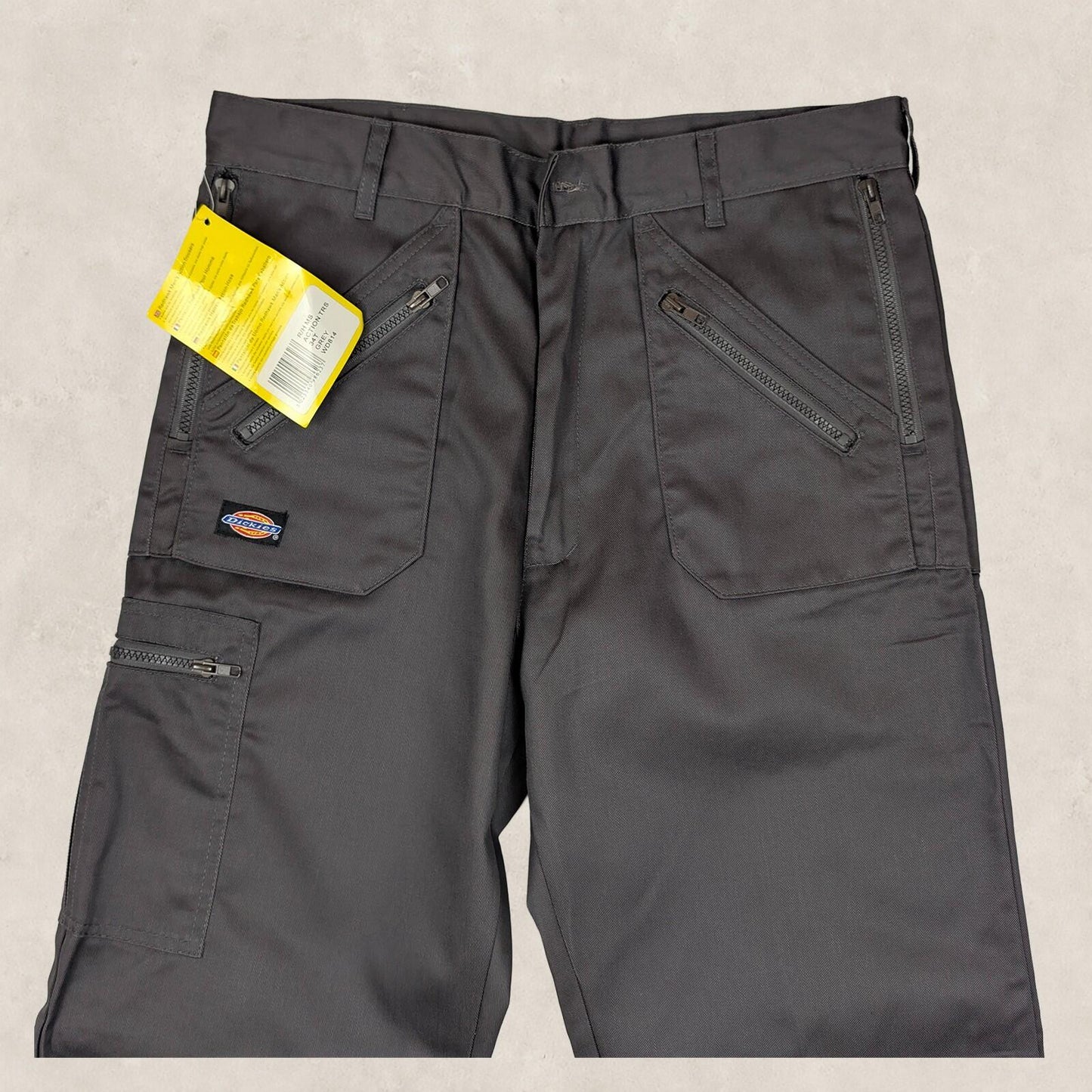 dickies redhawk action work trousers mens grey cargo utility pants size 34 t by Dickies – | RewearableUK