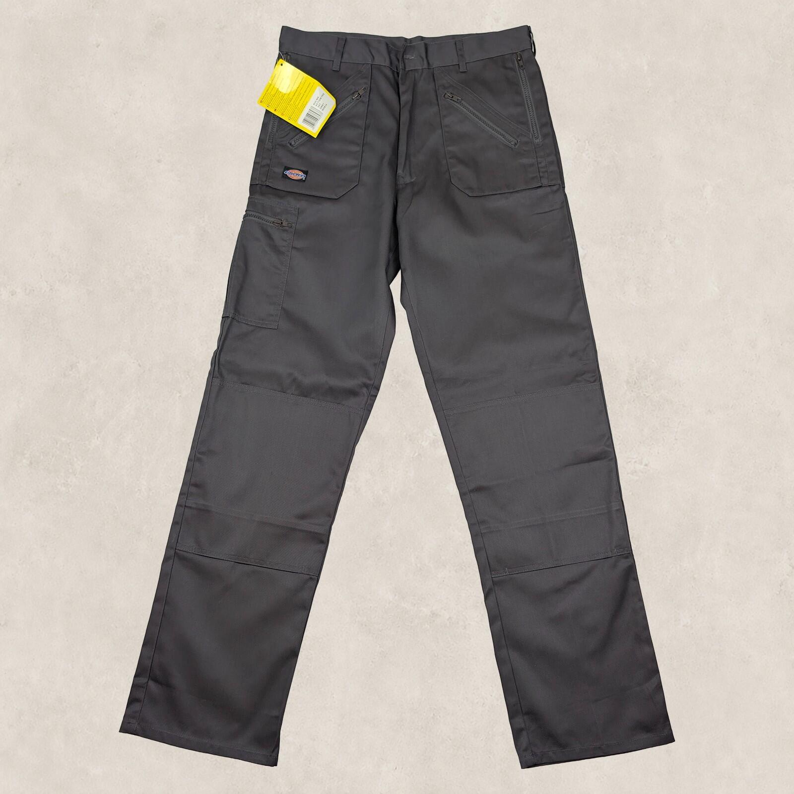 dickies redhawk action work trousers mens grey cargo utility pants size 34 t by Dickies – | RewearableUK
