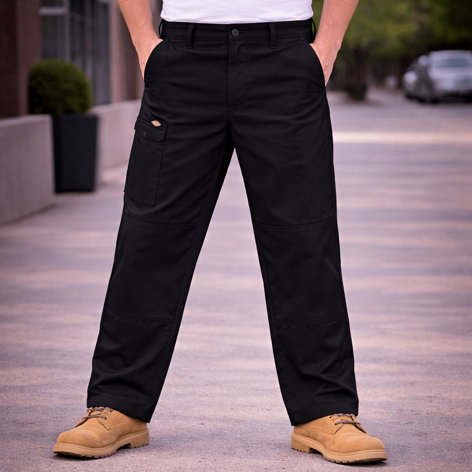 Dickies Redhawk Black Work Trousers - W36 by Dickies – workear | RewearableUK