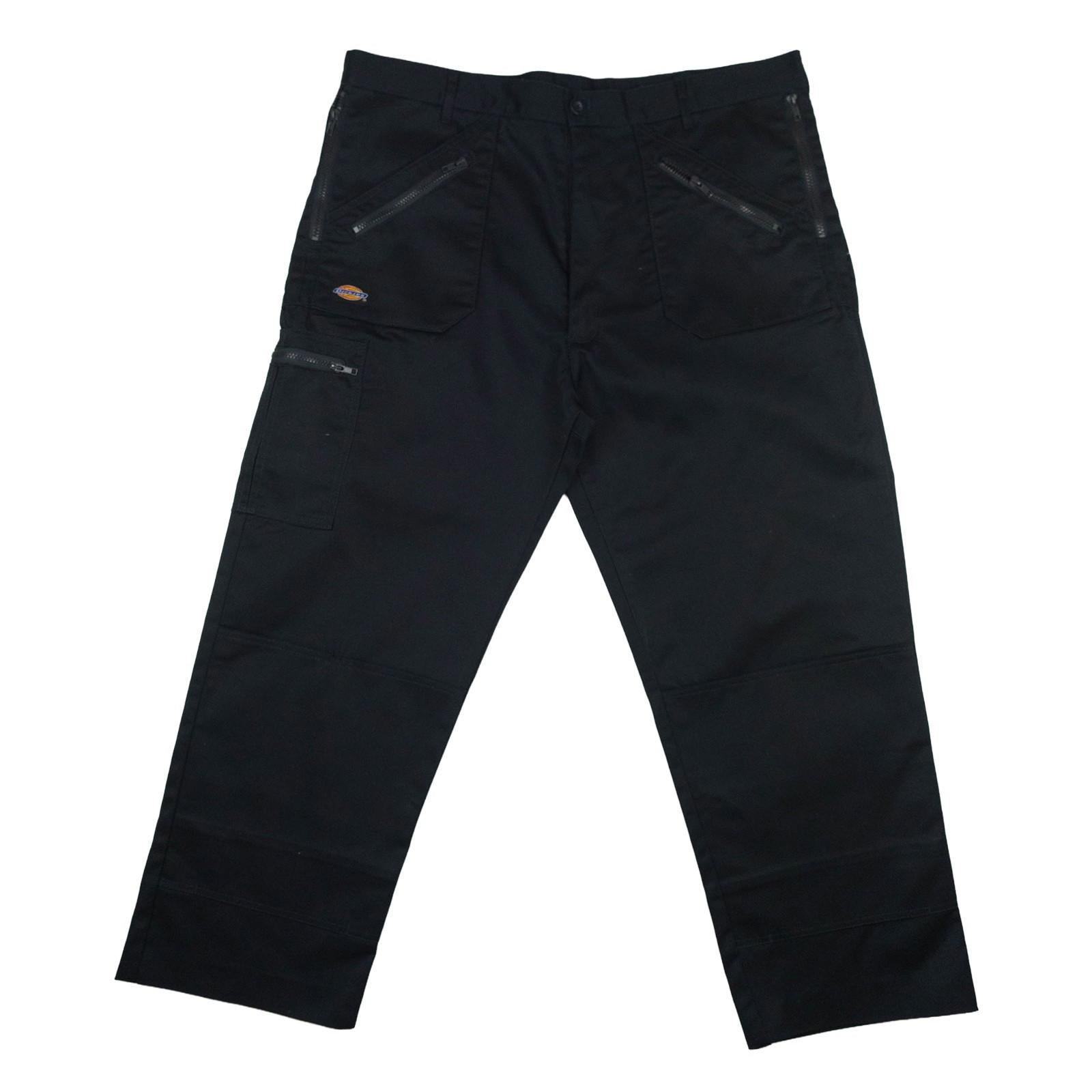 Dickies Dickies Redhawk Black Work Trousers - W42 L32 workear RewearableUK