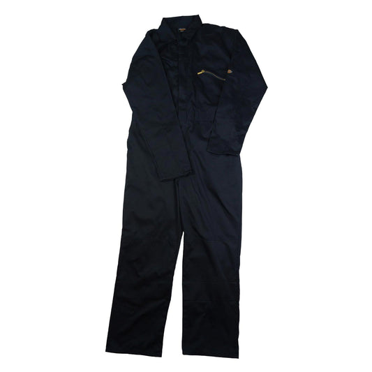 Dickies Redhawk Boilersuit Coverall Black Zip Front Workwear | Men's UK 38 R by Dickies – | RewearableUK